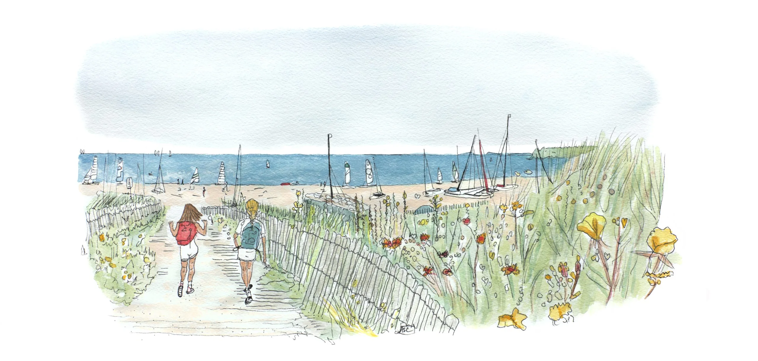 Les petites mignonnes à la plage